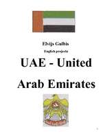 Referāts 'UAE - United Arab Emirates', 1.