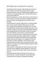 Eseja 'Rūdolfa Blaumaņa noveles "Raudupiete" interpretācija', 1.