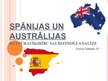 Prezentācija 'Spānijas un Austrālijas kultūratšķirību salīdzinošā analīze', 1.