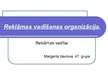 Prezentācija 'Reklāmas vadīšanas organizācija', 1.