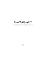 Biznesa plāns 'SIA "Wall art"', 1.
