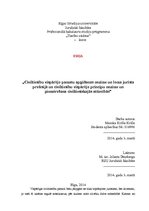 Eseja 'Civiltiesību vispārējo pamatu apgūšanas nozīme un loma jurista profesijā un civi', 1.