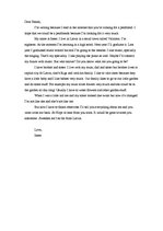 Eseja 'Vēstule angļu valodā vēstuļu draugam', 1.