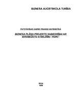 Biznesa plāns 'Biznesa plāna projekts sabiedrībai ar ierobežotu atbildību "Koki"', 1.