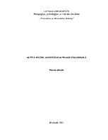 Prakses atskaite 'Aktīvā mācību un audzināšanas prakse sākumskolā', 1.