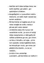 Konspekts 'Drošības noteikumi ceļošanas laikā', 3.