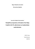 Prezentācija 'Būvju uzturēšana. Lāčplēša iela 30', 1.