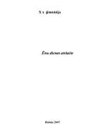 Konspekts 'Atskaite par ēnu dienu', 1.