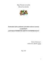 Referāts 'Jaunākās tendences grunts nostiprināšanā', 1.