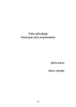 Referāts 'Failu arhivācija', 1.