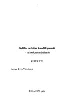 Referāts 'Lielākie revīzijas skandāli pasaulē, to ietekme mūsdienās', 1.
