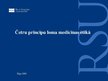 Prezentācija 'Četru principu loma medicīnas ētikā', 1.