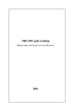 Referāts '1905.-1907.gada revolūcija', 1.