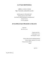 Prakses atskaite 'Atskaite par "Rimi"', 1.