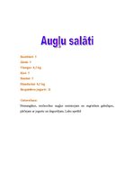 Konspekts 'Salātu gatavošana', 3.