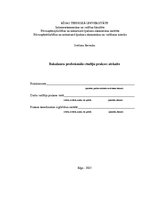 Prakses atskaite 'Bakalaura profesionālo studiju prakses atskaite', 1.