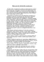 Eseja 'Mana pieredze cilvēktiesību jautājumos', 1.