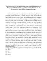 Eseja 'Lielvara, starptautiskās tiesības, civillikums un krimināllikums', 1.