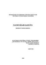 Referāts 'Nacionālais sastāvs', 1.