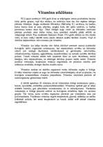 Konspekts 'Vitamīnu atklāšana', 1.