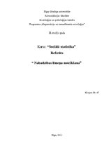 Referāts 'Nabadzības līmeņa noteikšana', 1.