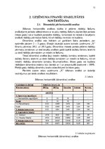 Referāts 'Uzņēmuma finanšu stabilitātes analīze', 13.