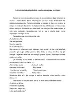 Eseja 'Latviešu tradicionālajā kultūrā paustie dzīves jēgas meklējumi', 1.