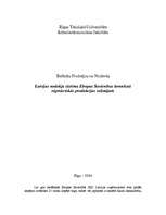 Referāts 'Latvijas nodokļu sistēma ES kontekstā rūpnieciskās produkcijas ražotājam', 1.
