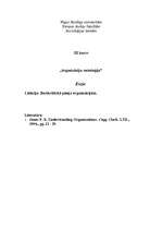 Eseja 'Birokrātiskā pieeja organizācijām', 1.
