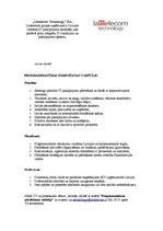 Paraugs 'Darba sludinājums', 1.