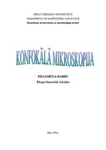 Konspekts 'Konfokāla mikroskopija', 1.