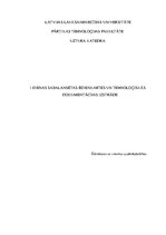 Konspekts 'Vienas dienas sabalansētas ēdienkartes un tehnoloģiskās dokumentācijas izstrāde', 1.