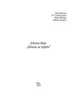Referāts 'Alberts Bels "Pēriens ar teļādu"', 1.