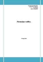 Referāts 'Pārmaiņu vadība', 1.