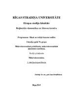 Konspekts 'Makroekonomikas priekšmets, makroekonomiskās aktivitātes mērīšana', 1.