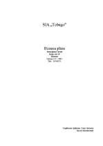 Biznesa plāns 'SIA "Tobago"', 1.