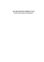 Referāts 'Kurināmās briketes', 1.