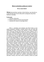 Konspekts 'Klases audzinātāja pasākuma scenārijs', 1.