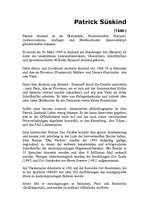 Referāts 'Patrick Süskind', 1.