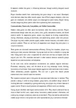 Eseja 'Video games: entertainment and learning', 4.