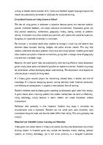 Eseja 'Video games: entertainment and learning', 6.