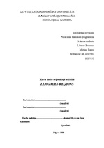 Referāts 'Zemgales reģions', 1.