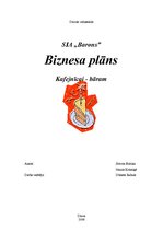 Biznesa plāns 'Kafejnīca - bārs SIA "Barons"', 1.