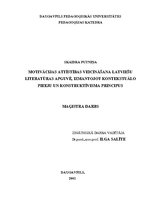 Diplomdarbs 'Motivācijas attīstības veicināšana latviešu literatūras apguvē, izmantojot konte', 2.