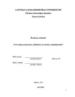 Prakses atskaite 'Restorāna X prakses atskaite', 1.