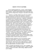 Eseja 'Apoptoze. Norma vai patoloģija', 1.