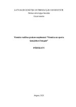 Prakses atskaite 'Viesnīcu vadības prakses uzņēmumā “Viesnīca un sporta komplekss Zemgale”', 1.