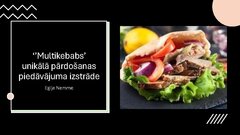 Prezentācija '"Multikebabs" unikāla pārdošanas piedāvājuma izstrāde', 1.