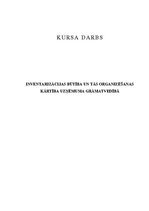 Referāts 'Inventarizācijas būtība un tās organizēšanas kārtība uzņēmuma grāmatvedībā', 1.