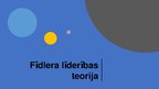 Prezentācija 'Fīdlera līderības teorija', 1.